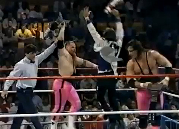 Hart Foundation tag team champs