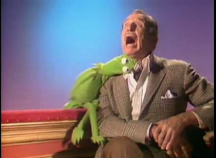 Kermit bites Vincent Price